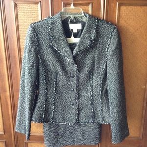 Liz Claiborne Tweed skirt Suit